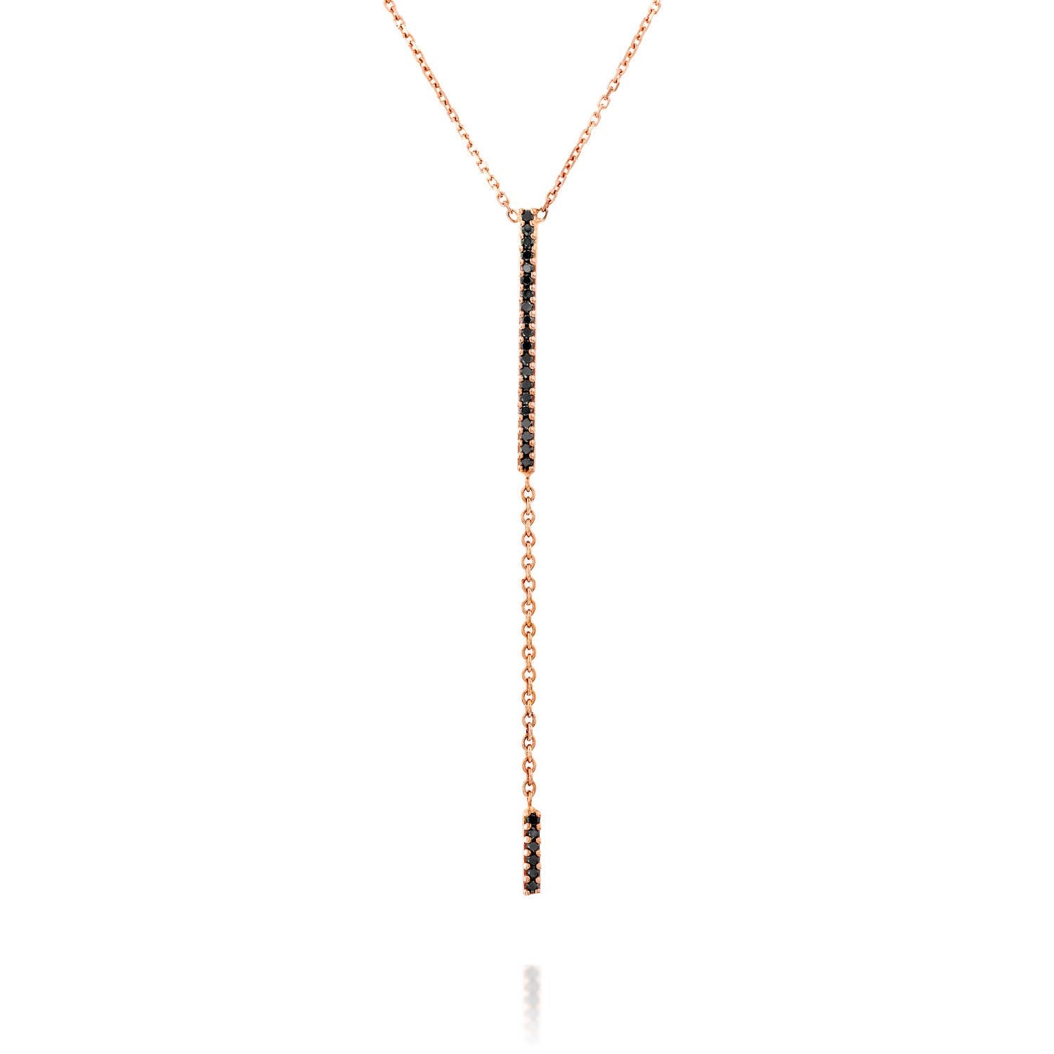 Lariat diamond necklace