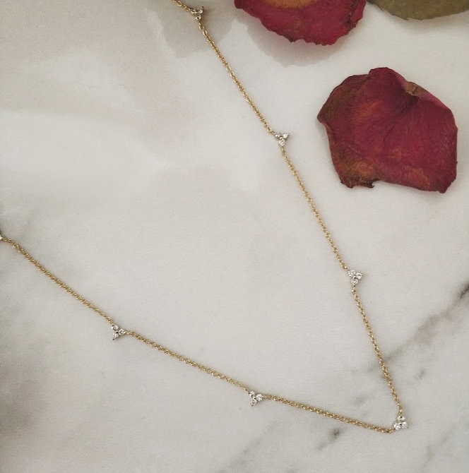 Gold charm Necklace