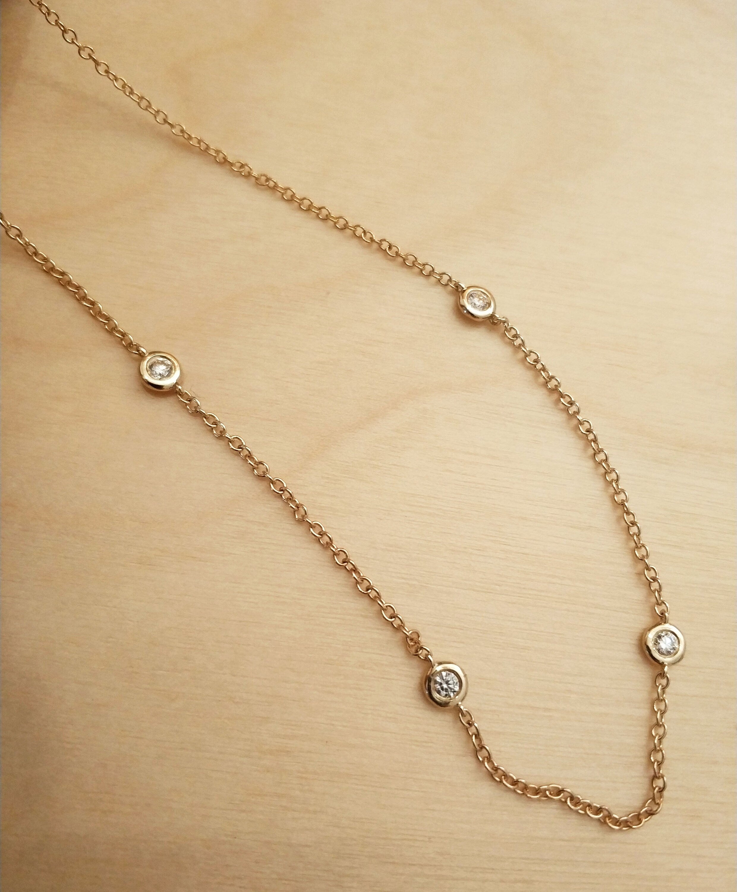 Layering diamond Necklace