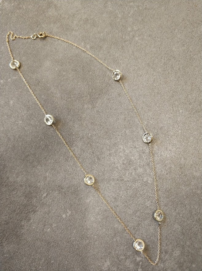 Moissanite necklace