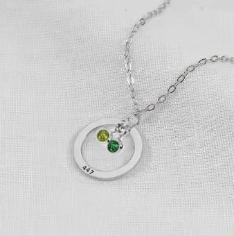 Birthstone necklace